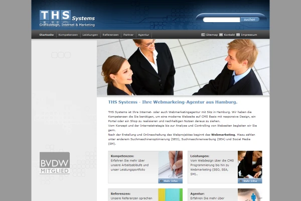 Webdesign THS Systems