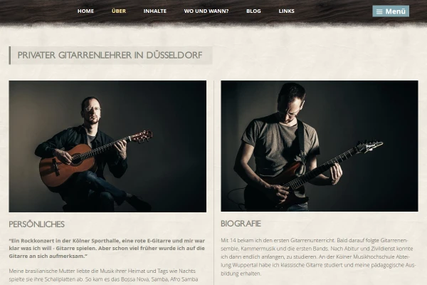 Webdesign Gitarre am Zoo 3