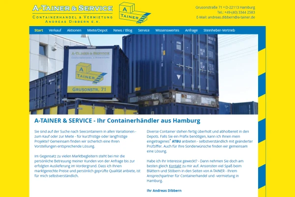 Webdesign A-TAINER