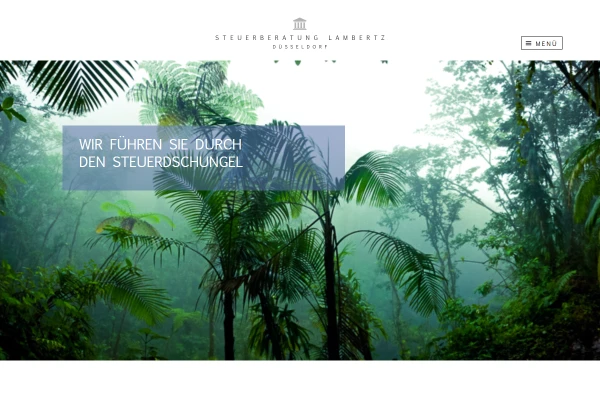 Webdesign Steuerberatung Lambertz