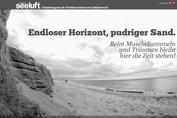 Webdesign Lust auf Seeluft