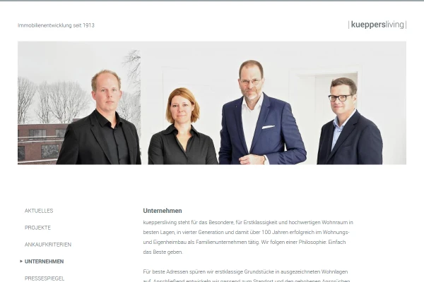 Webdesign Kueppers Living 2